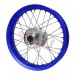 Jante arrire 12'' Bleu pour dirt bike (Type 1)