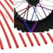 Couvre rayons pour dirt bike (12 pcs) - ROUGE