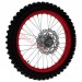 * Roue Avant Complte 17'' Rouge pour Dirt Bike AGB30