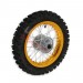* Roue Arrire Complte 12'' Or avec Crampons 12mm pour Dirt Bike AGB27