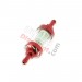 Filtre  essence dmontable de HAUTE QUALITE (type 4 Rouge) pour Shineray 200STIIE et 200STIIEB