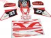 Kit Dcoration Rouge pour Dirt Bike AGB27