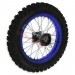 * Roue Arrire Complte 14'' Bleue pour Dirt Bike AGB30