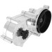 D�multiplicateur chrome double chaine pour pocket bike cross (6.5mm)