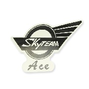 Autocollant SkyTeam Ace pour rservoir Ace (gauche)