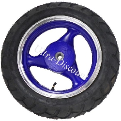 Roue Arrire Scooter Chinois 50 ~ 125cc ( bleu - type 1 )