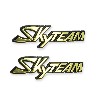 2 x Logo SkyTeam autocollant en plastique pour rservoir Ace