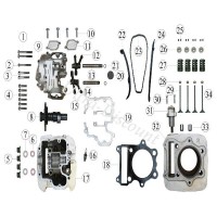 Culbuteur pour quad Shineray 300cc STE - ST-4E type 2 photos 1