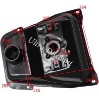 Rservoir pour scooter Baotian BT49QT-12 photos 1