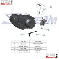 Moteur EURO4 Dax Skyteam Skymax 125cc photos 2
