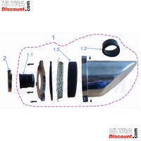 Tube d'admission filtre  air pour Bubbly Skyteam photos 1