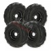 Pack 4 Roue 16x8-7 complte pour mini quad Bigfoot