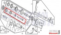 Arbre primaire moteur 125cc pour Dax Skyteam images 2