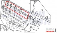 Arbre auxilliaire  pour moteur 125cc pour Dax Skyteam photos 1