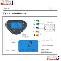 Compteur de vitesse LCD pour Dax Skyteam Skymax 50-125cc Euro4 images 2