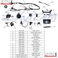 Faisceau lectrique pour Dax Skyteam Skymax 50  125cc EURO4 (avant 09-2017) photos 1