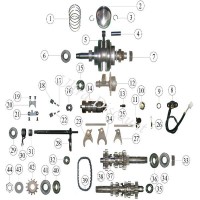 Rondelle pour crou pignon de transmission Shineray 300 STE - ST-4 photos 2
