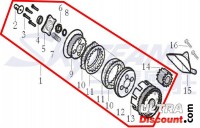 Embrayage Complet 125cc pour Trex Skyteam photos 2