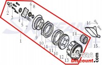 Embrayage Complet 125cc pour Monkey Gorilla images 3