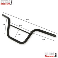 Guidon fixe pour Skyteam Dax Skymax (Noir) photos 1