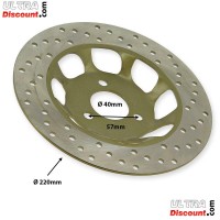 Disque de Frein Avant 220mm pour Skyteam Skymax Pro photos 1