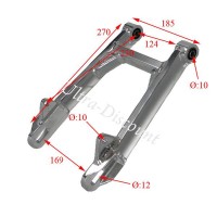 Bras oscillant Aluminium Tuning pour Monkey - Gorilla (+4cm) photos 1