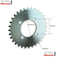 Couronne pour skyteam Skymax Dax 125cc (32 dents, 420) images 2