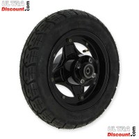 Roue Arrire Complte 3.50-10 pour Dax Skymax (Noir) photos 1