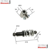 Bras Oscillant Tuning Alu Monobloc pour Monkey - Gorilla photos 2