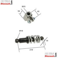 Bras Oscillant Tuning Alu Monobloc pour Monkey - Gorilla images 3