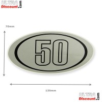 Autocollant 50cc pour Skymini (gris-noir) photos 1