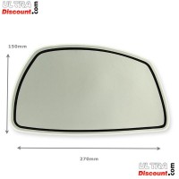 Autocollant GRIS pour rservoir Skymini (gauche) photos 1