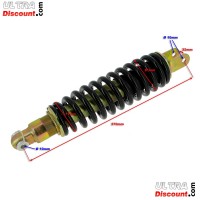 Amortisseur Arrire Noir (370mm) pour Quads Shineray 250ST-5 photos 1