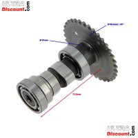 Arbre  Cames pour Quads Shineray 150STE images 2