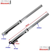 Bras de Fourche pour Pocket Supermotard Argent (Type 1) photos 1