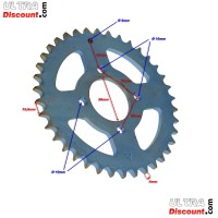 Couronne 38 Dents Pas 520 Pour Quads Shineray 250ST-9C images 2