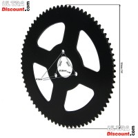 Couronne Renforce 74 Dents Petit Pas H25 pour Pocket ZPF (3 Trous - 4 Branches - 26mm) photos 1