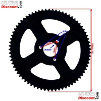 Couronne Renforce 72 Dents 3 Trous pour Chaine Petit Pas de Pocket Bike 4 Branches photos 1