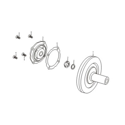 Joint pour fitre  huile magntique pour  moteur Trex Skyteam 50-125cc images 2