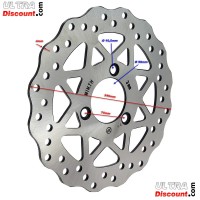 Disque de Frein Arrire 4mm pour Quads Shineray 250ST-5 images 2