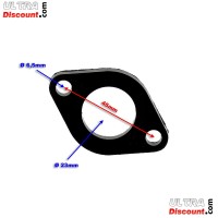 Entretoise de Pipe d'Admission pour Quads Shineray 150STE photos 1