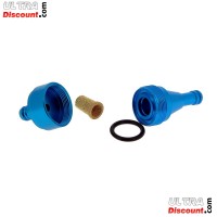 Filtre  Essence Dmontable HAUTE QUALITE Bleu pour Scooter Baotian BT49QT-11 (Type 1) images 2