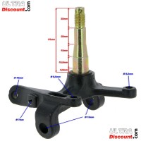 Fuse de Direction Gauche pour Quads Shineray 350ST-2E (Noire) photos 1