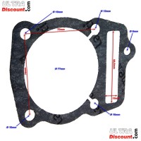 Joint d'Embase pour Quads Shineray 250ST-9C (Moteur 172MM) photos 1