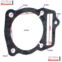 Joint d'Embase pour Quads Shineray 250ST-9C (Moteur 172MM) images 2