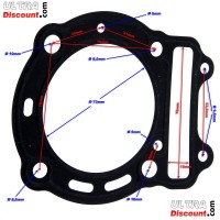 Joint de Culasse pour Quads Shineray 250ST-9C (Moteur 172MM) photos 1