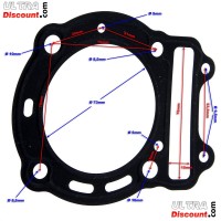 Joint de Culasse pour Quads Shineray 250ST-9C (Moteur 172MM) images 2