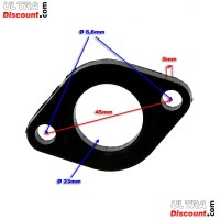 Joint de Pipe d'Admission pour Scooters Chinois 125cc images 2