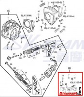 Accessoires pour culasse de moteur pour PBR Skyteam 125cc images 2