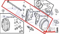 Carter droit complet pour culasse 125cc pour Dax Skyteam images 2